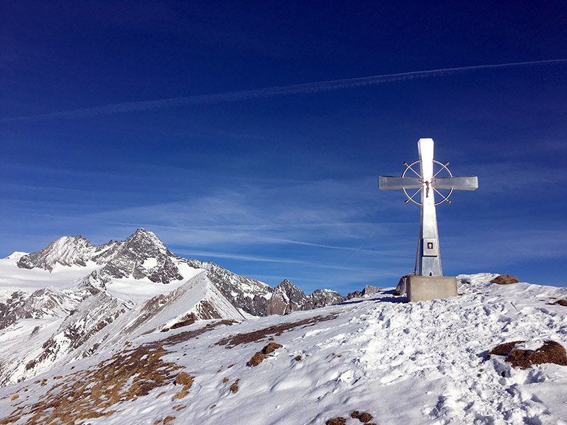 Gipfelkreuzt auf dem Figerhorn