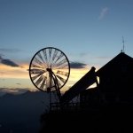 Hochgernhaus am Abend