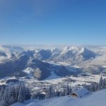 Hochgernhaus Ausblick im Winter